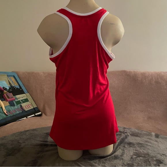 Authentic Toronto Blue Jays Dazzeled Logo Tank Top - Red - Picture 2 of 8